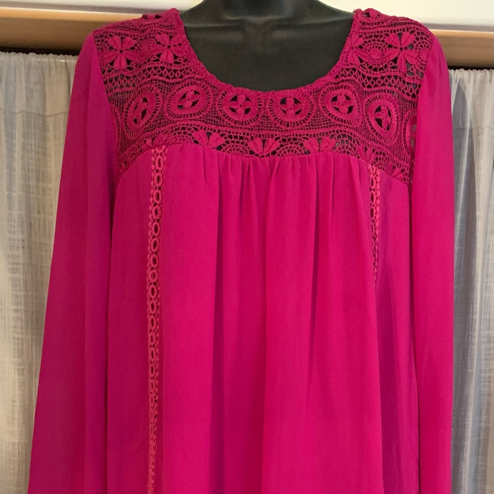 SEQUIN HEARTS, Large dress, long sleeves, church, sorority holiday, gem color